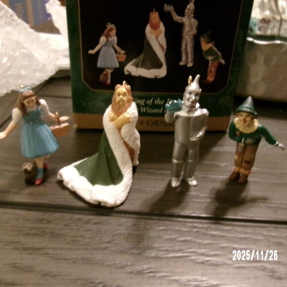 NEW Hallmark King of the Forest The Wizard of Oz Set of 4 Miniature Ornaments - Picture 1 of 7